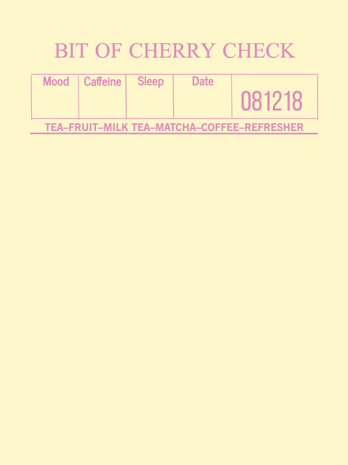 4x6 cute sticky note on yellow pastel background with text and checkboxes for a daily check-in sheet.