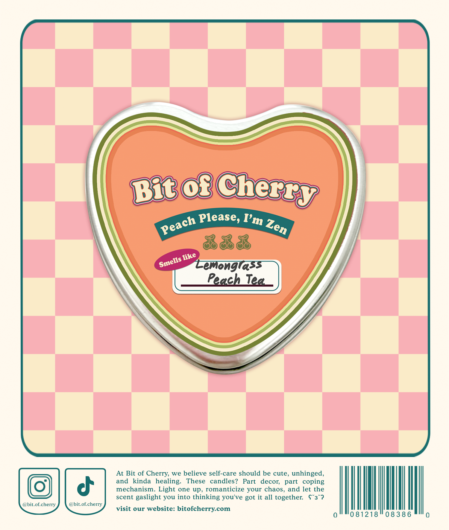 Peach Please, I'm Zen | Lemongrass Peach Tea 4.2 oz