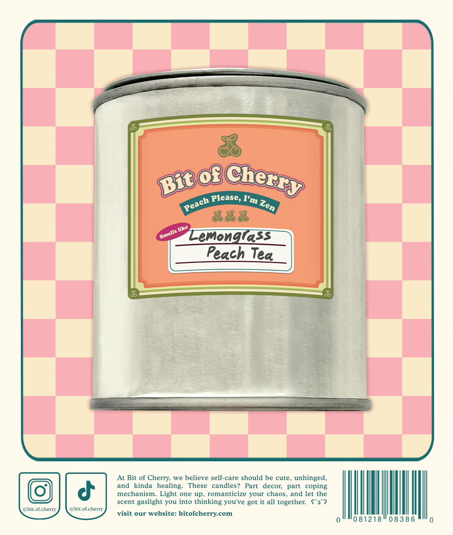 Peach Please, I'm Zen | Lemongrass Peach Tea 11.3 oz