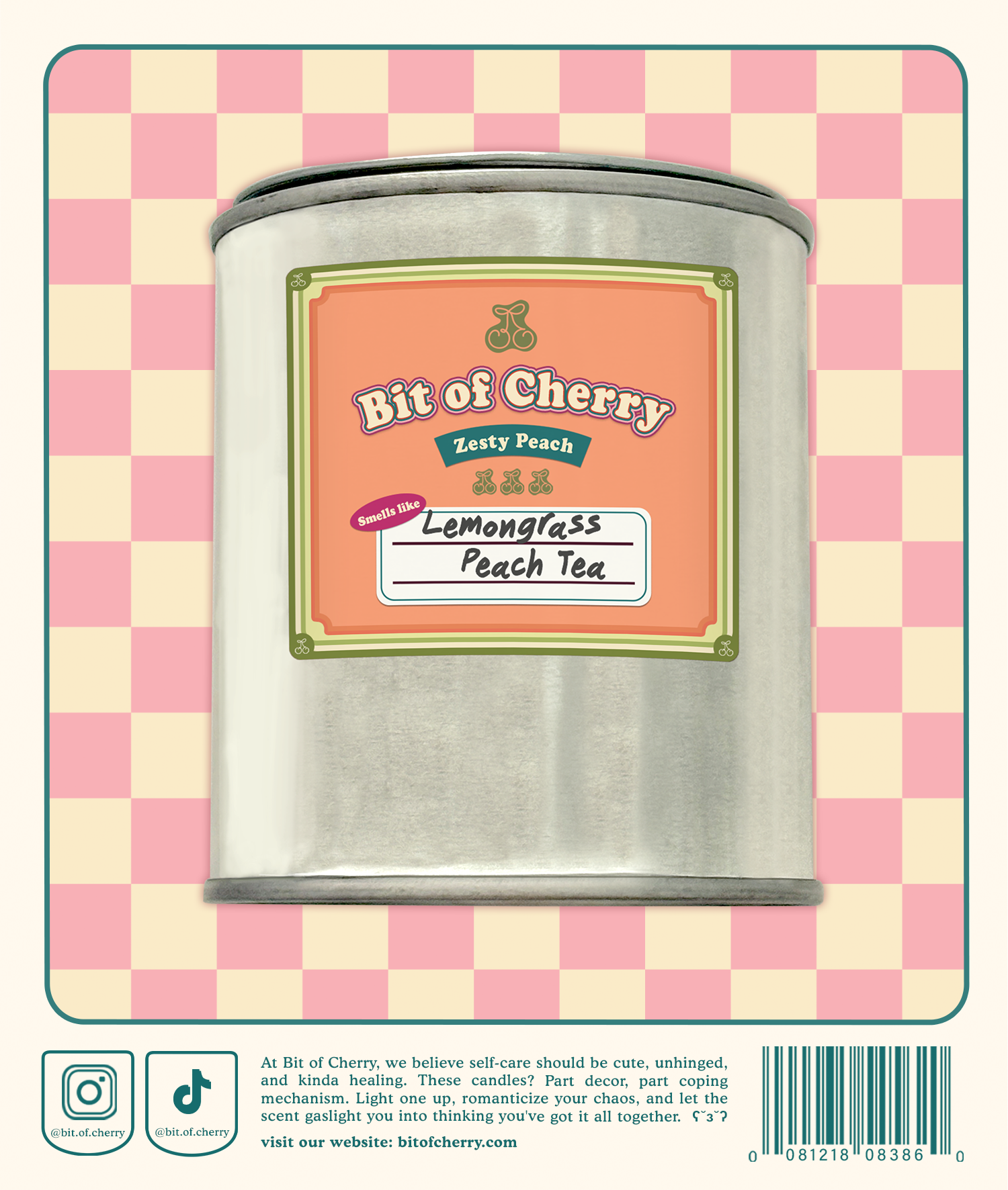 Zesty Peach | Lemongrass Peach Tea 11.3 oz