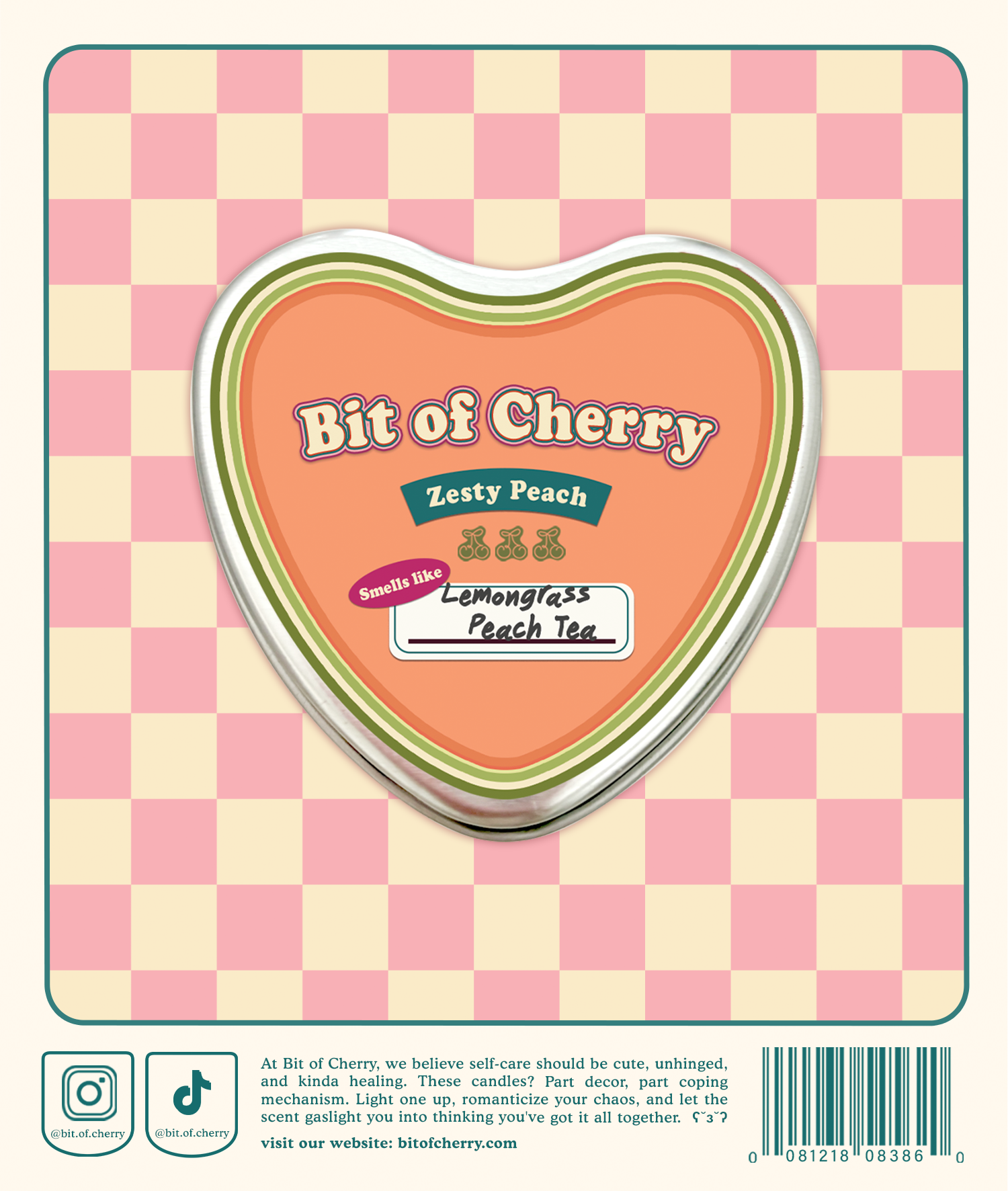 Zesty Peach | Lemongrass Peach Tea 4.2 oz