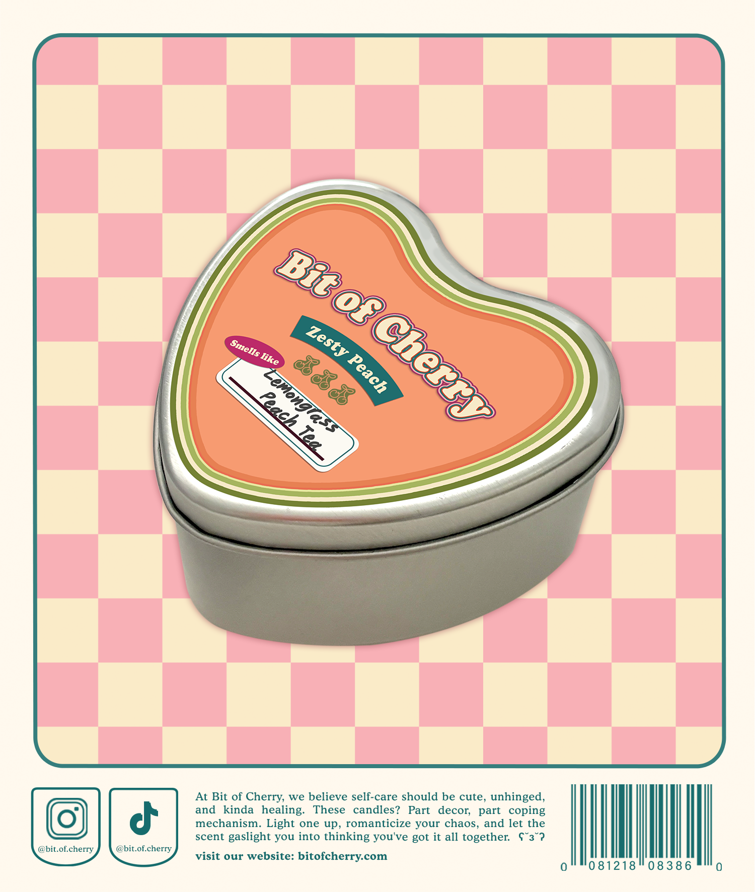 Zesty Peach | Lemongrass Peach Tea 4.2 oz