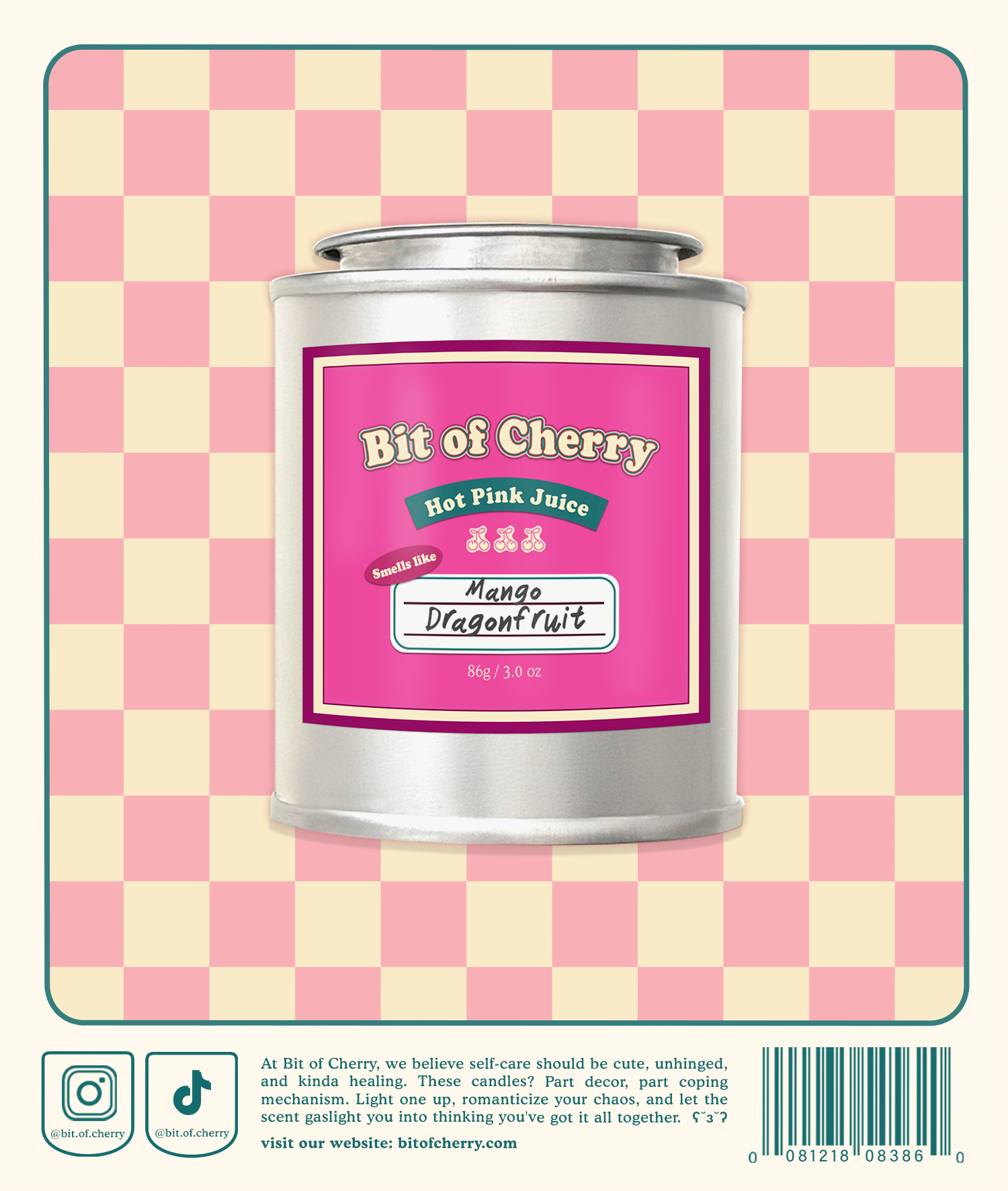 Hot Pink Juice | Mango Dragonfruit 3.0 oz