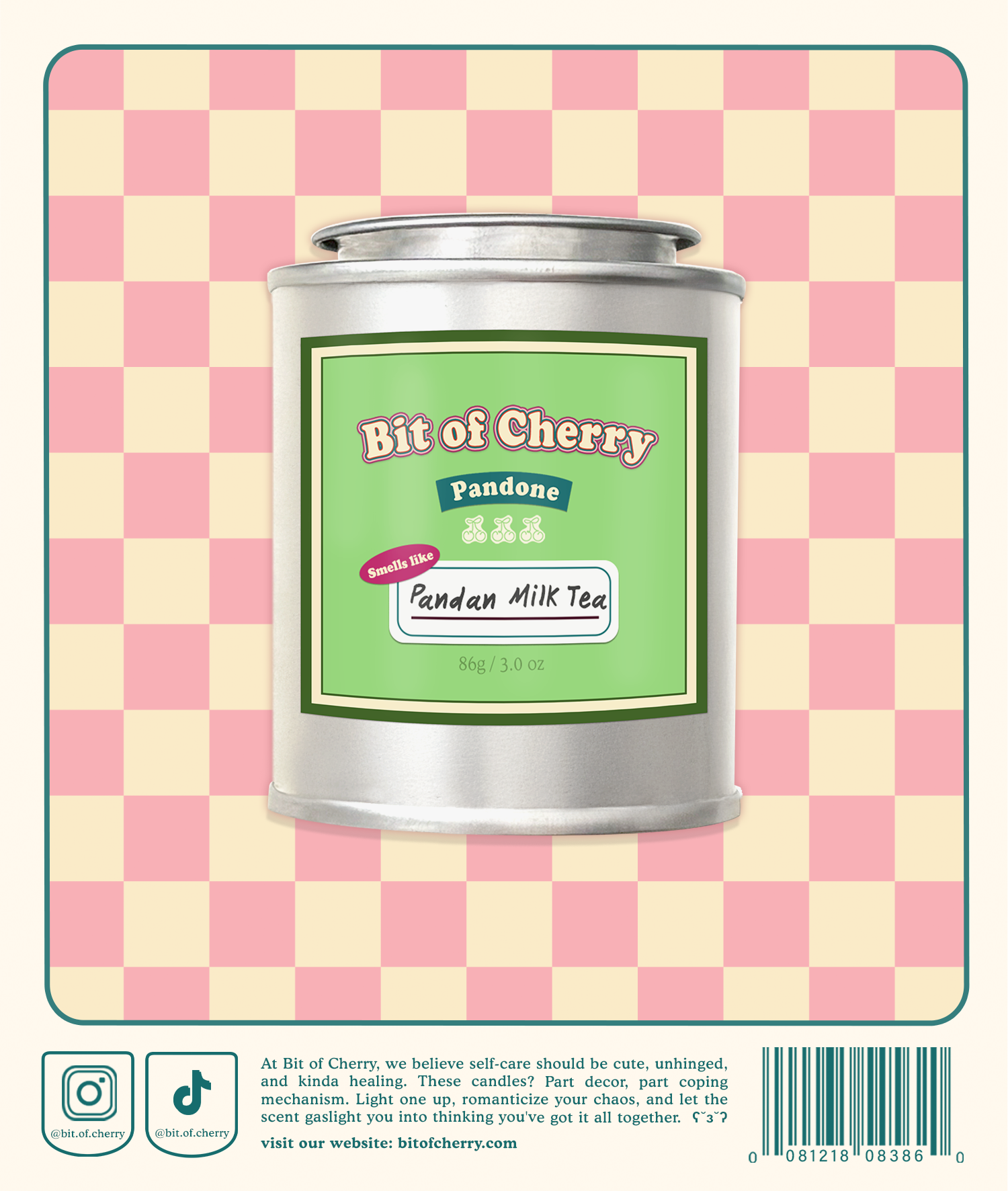 Pandone | Pandan Milk Tea 3.0 oz