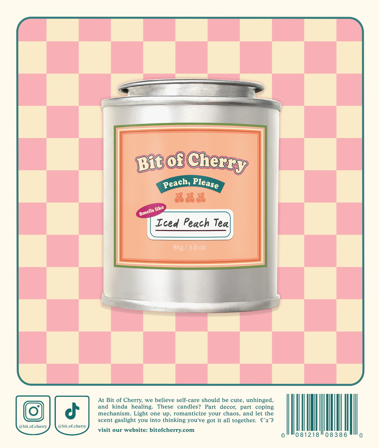 Peach, Please | Iced Peach Tea 3.0 oz