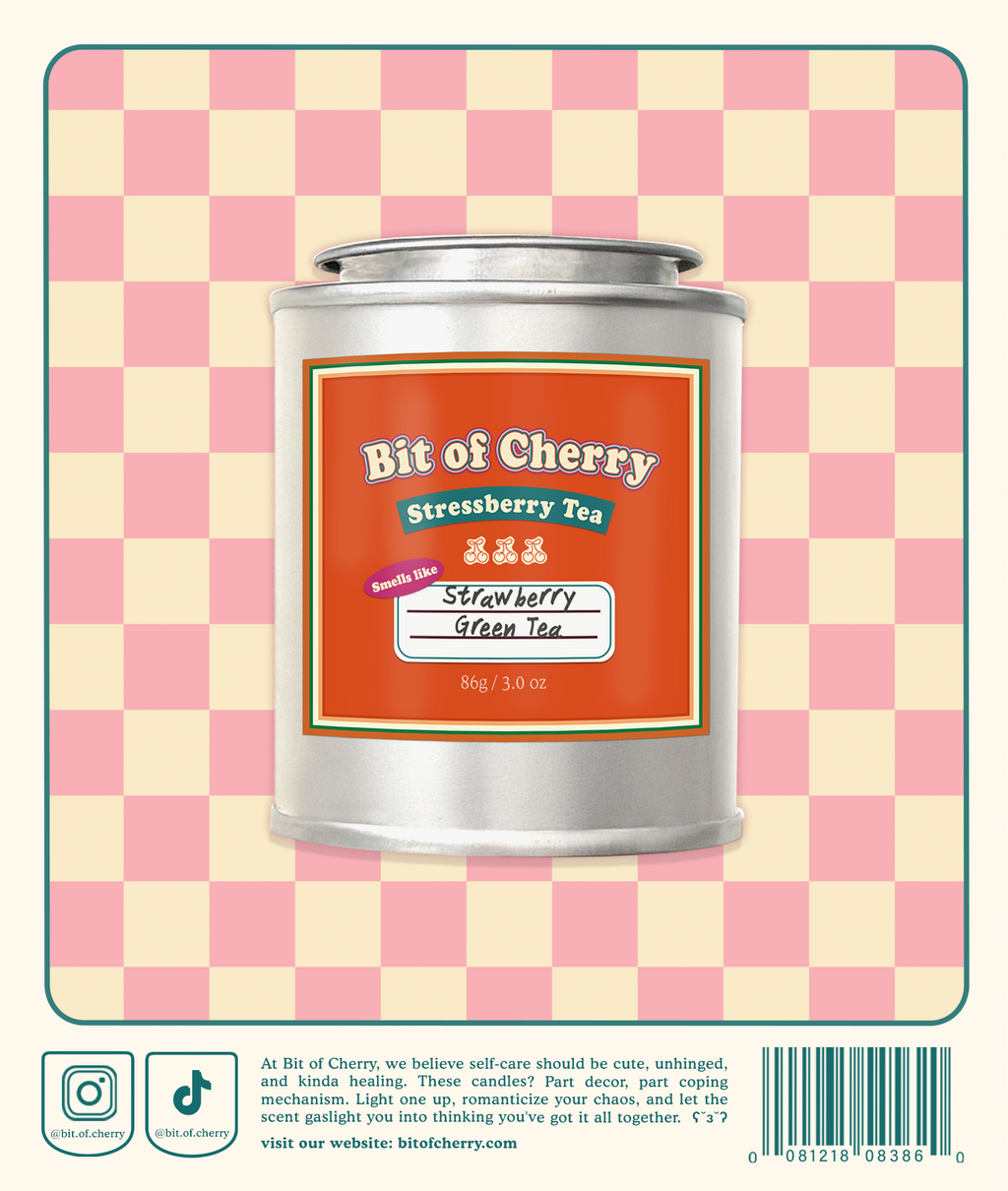 Stressberry Tea | Strawberry Green Tea 3.0 oz