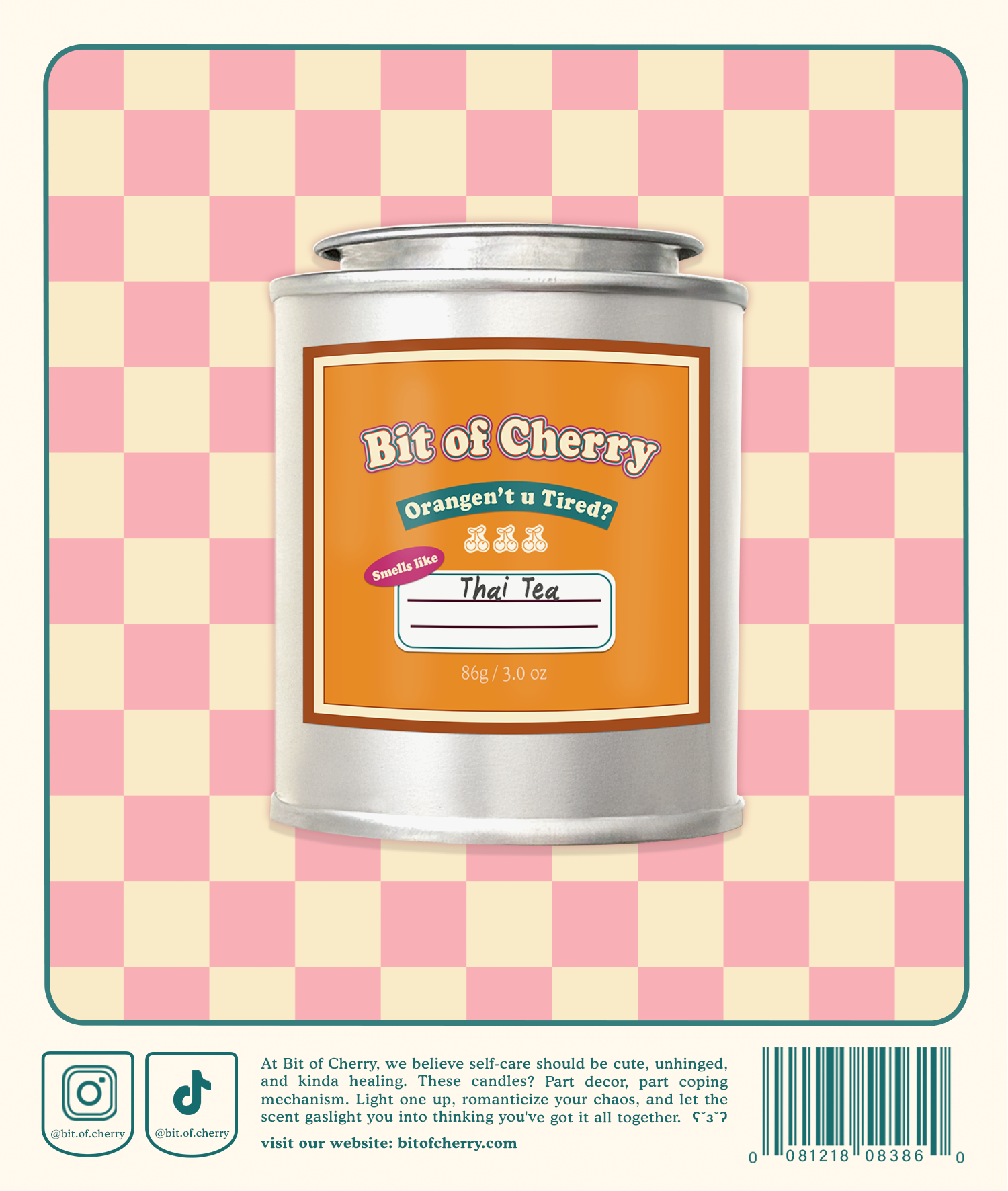 Orangen't U Tired? | Thai Tea 3.0 oz