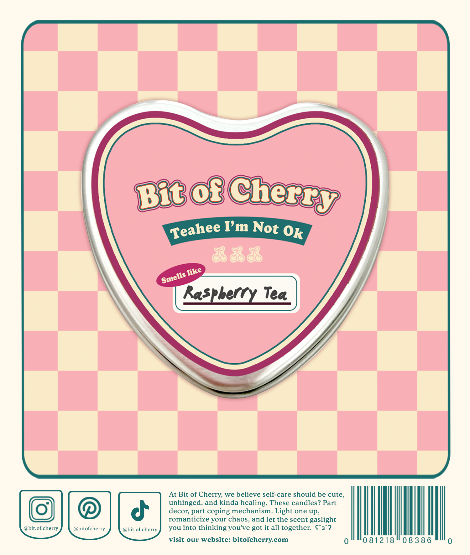 Teahee I'm Not Ok | Raspberry Tea 4.2oz