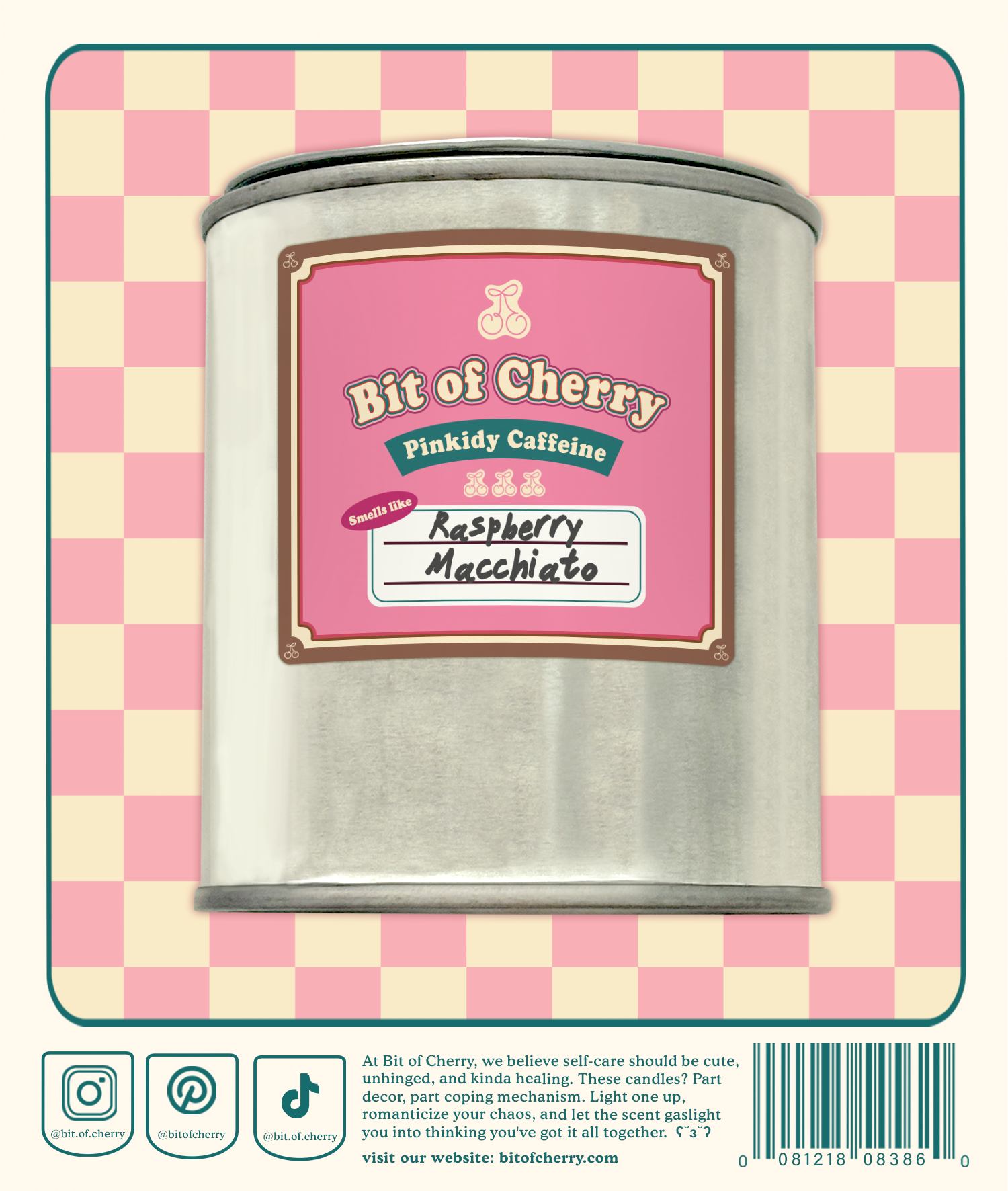 Pinkidy Caffeine | Raspberry Macchiato 11.3 oz