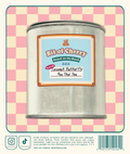 Milk Tea boba Scented candle in 'coconut butterfly pea thai tea' scent in Tin can 11.3 oz from 'Bit of Cherry'