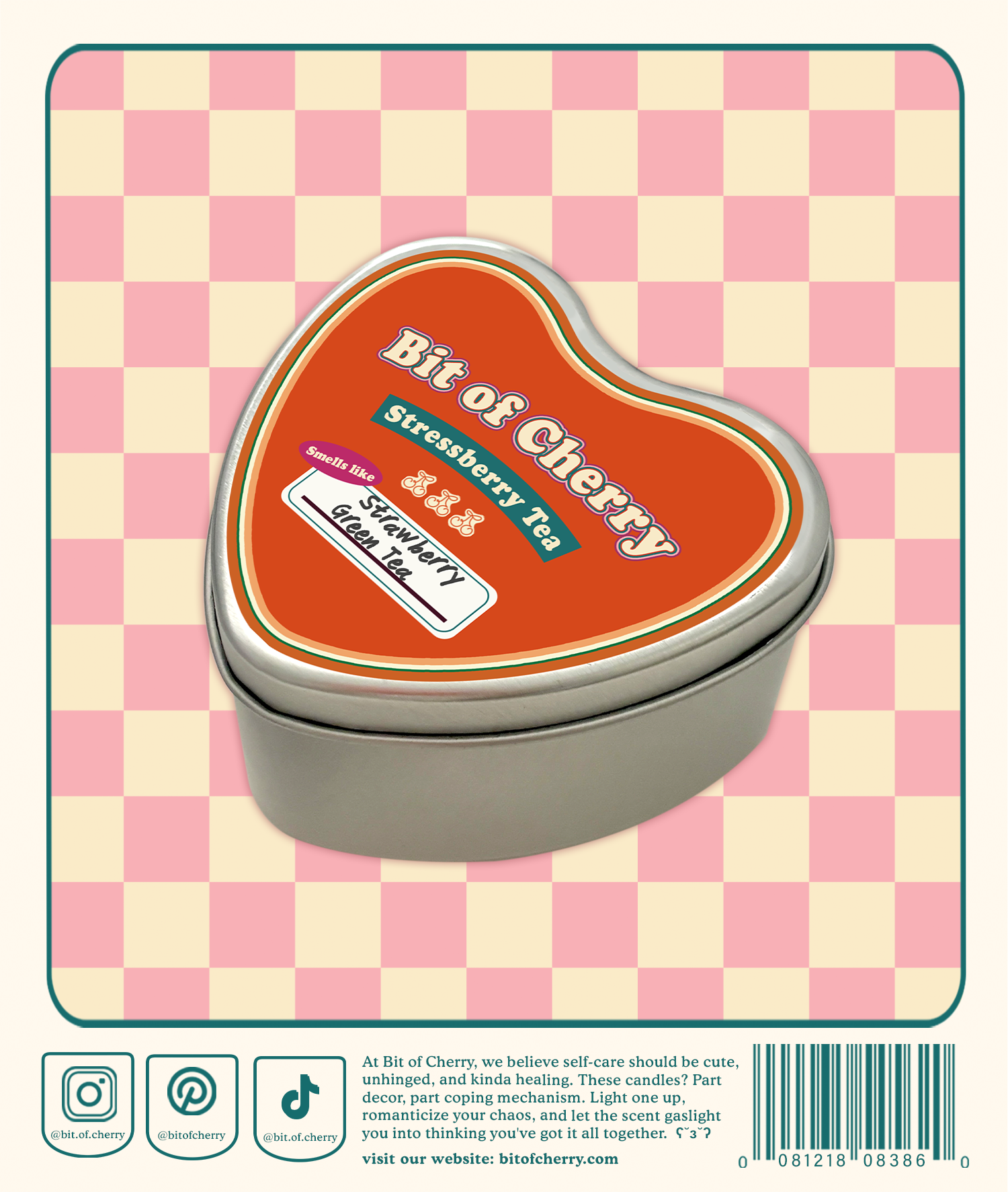 Stressberry Tea | Strawberry Green Tea 4.2 oz