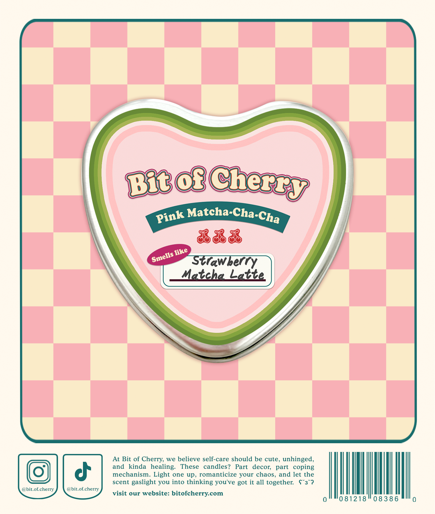 Pink Matcha-cha-cha | Strawberry Matcha 4.2 oz