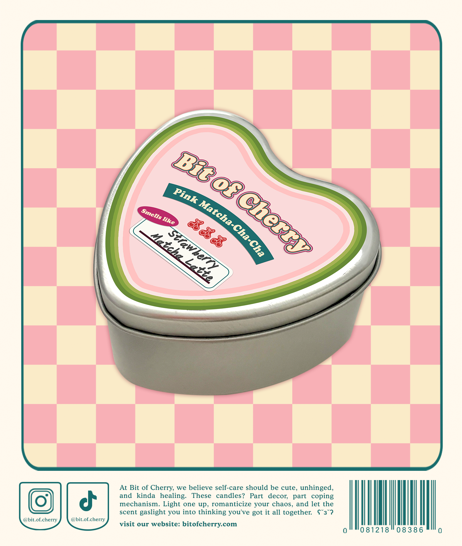 Pink Matcha-cha-cha | Strawberry Matcha 4.2 oz