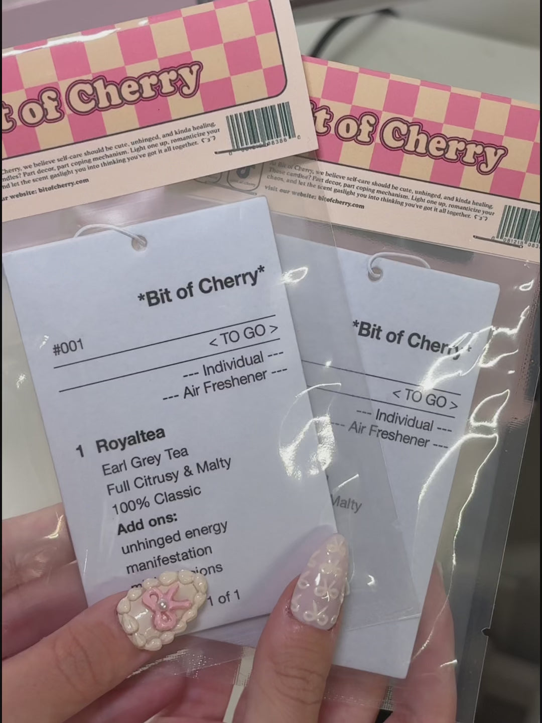 Air Freshener Handmade process Bit Of Cherry